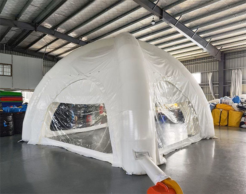 Inflatable Tent with Optional Sides