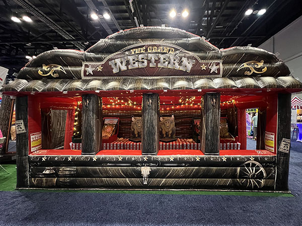 Western Inflatable Booth with 8 Games
